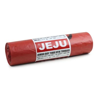 Jeju Ekonomik Tıbbi Atık Baskılı Jumbo Boy Çöp Torbası Kod 918